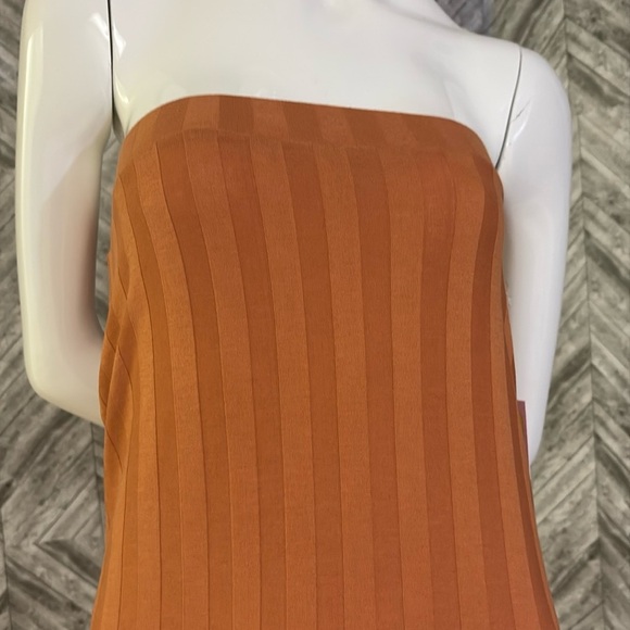 Forever 21 Jupe Mi- longue - apricot dress skirt, orange medium brand new - Picture 4 of 6